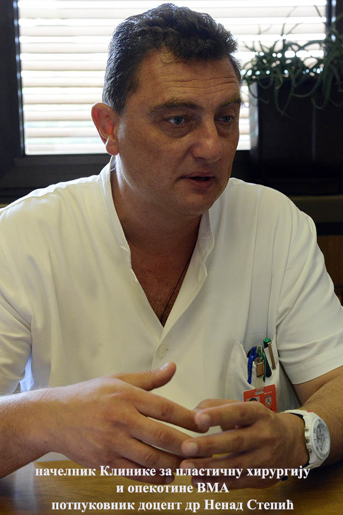 Načelnik Klinike za plastičnu hirurgiju i opekotine